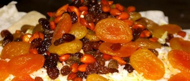 Плов азербайджанский с сухофруктами