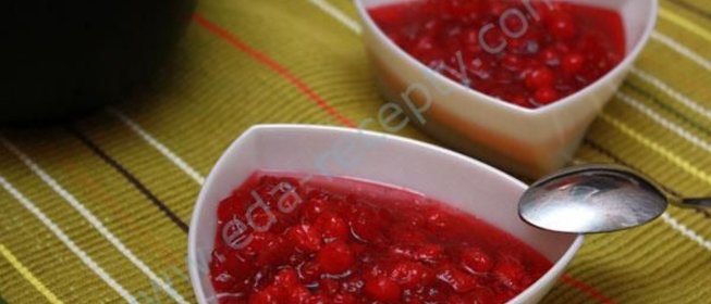 брусничное варенье