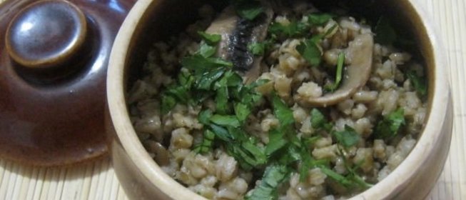 Перловая каша в духовке