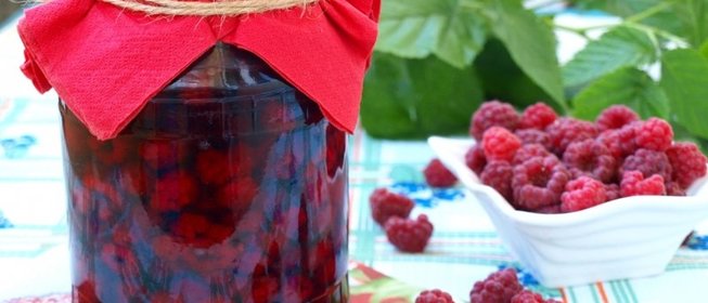 Малина в собственном соку