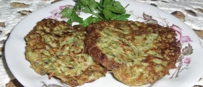 Оладьи из кабачков