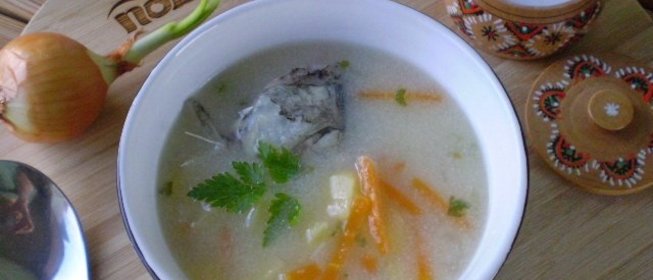 Суп из рыбных голов