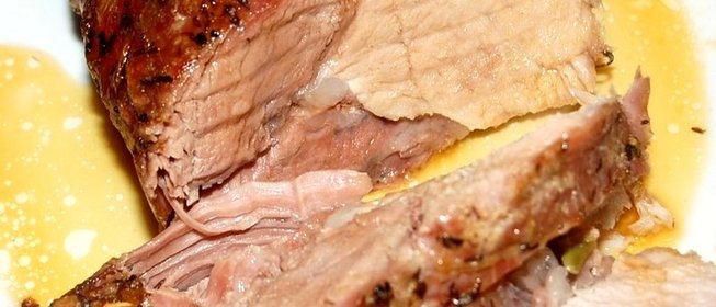 Свинина в рукаве