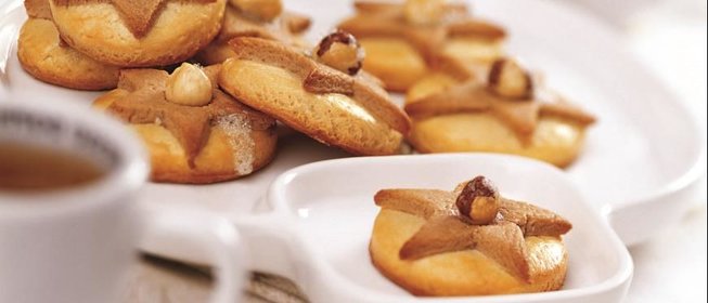 Двухцветное песочное печенье