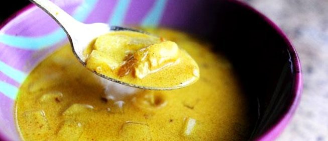 Индийский куриный суп