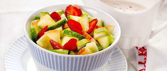 Клубничный салат