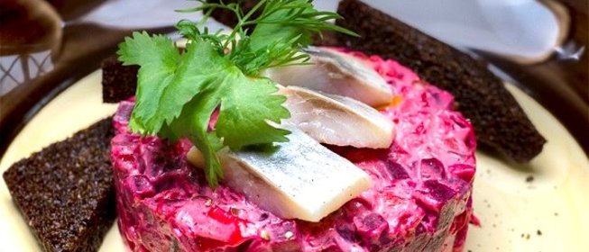 Винегрет с селедкой