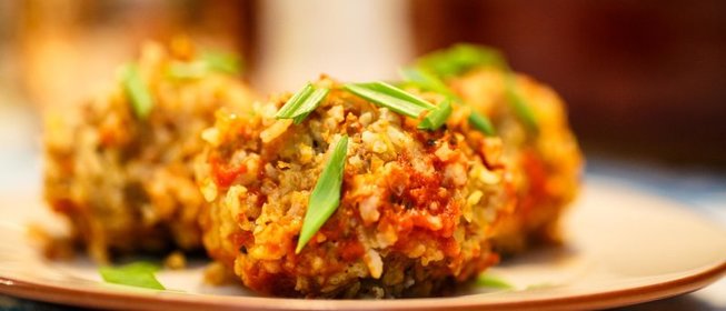 Ежики из фарша