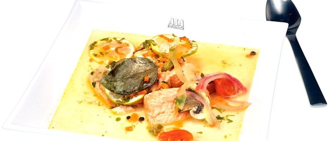 Уха из лосося