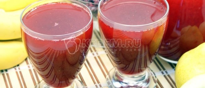 Брусничный морс