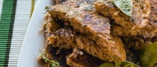 Фриттата с луком и бальзамико