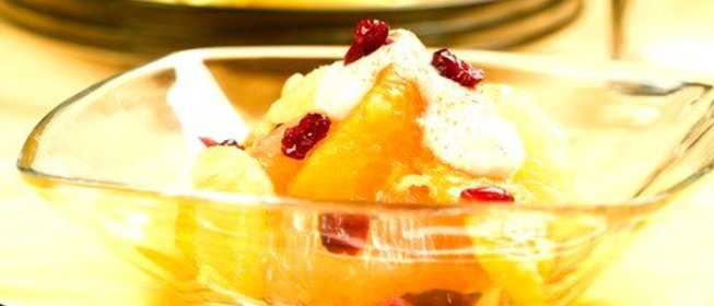 Цитрусовый салат с анисом и ликером