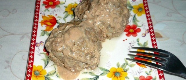 Тефтели с перловкой