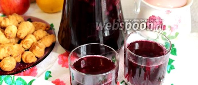 Компот из голубики