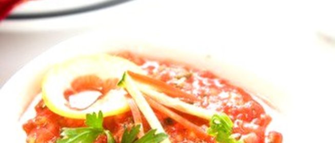 Гаспачо с перловкой