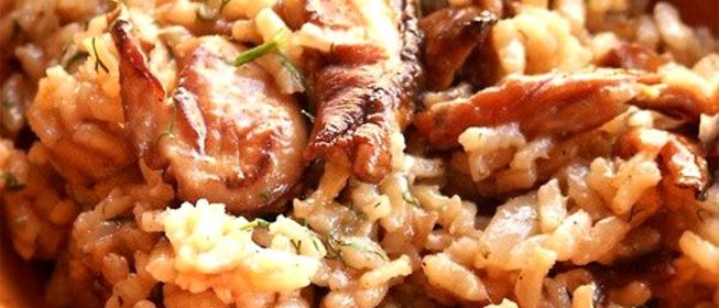 Ризотто с белыми грибами