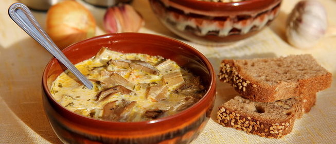 Цыпленок с бананами