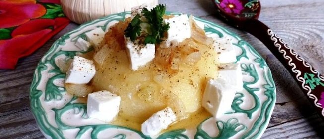 Овощное рагу с сыром