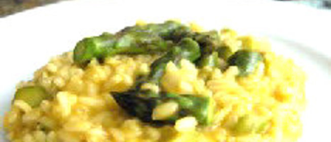 Ризотто со спаржей