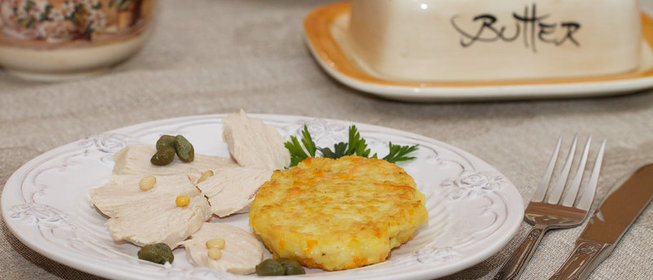 Шницель из капусты и моркови