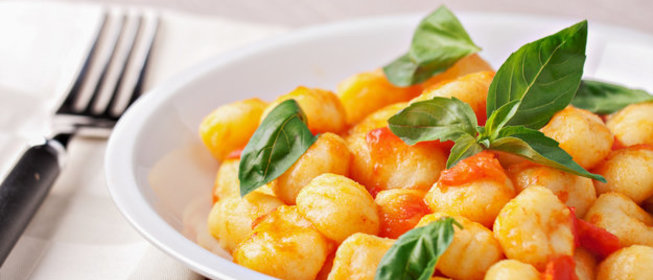 Ньокки с базиликом