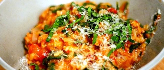 Ризотто с фаршем