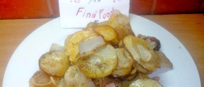 Картофель по-украински - запеченный с салом и специями