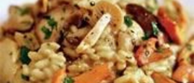 Ризотто с лесными грибами