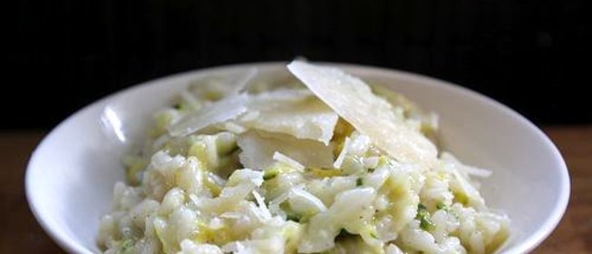 Ризотто с цуккини и сквошем