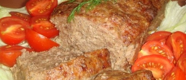 Запеченный мясной рулет из говядины и свинины