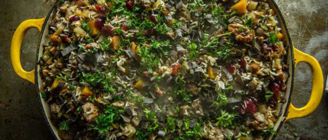 Ризотто со свиными колбасками