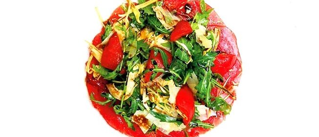 Теплое карпаччо из говядины