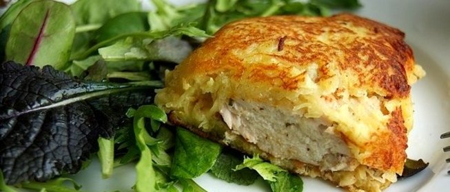 Куриные отбивные в картофельном кляре