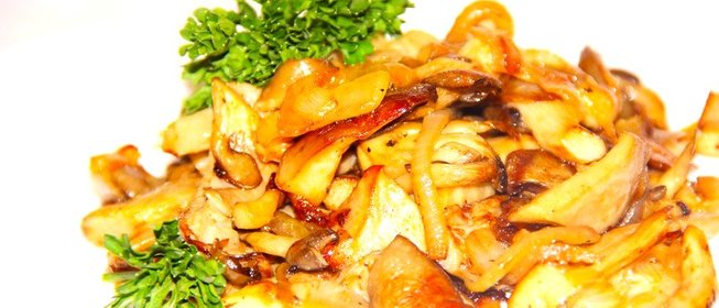 Жареные вешенки