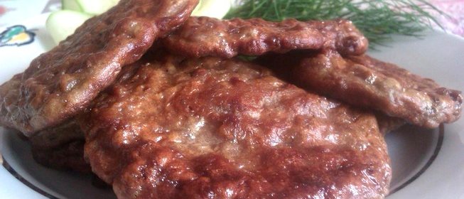 Печеночные блинчики