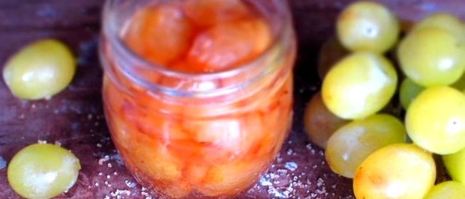 Варенье из винограда без косточек