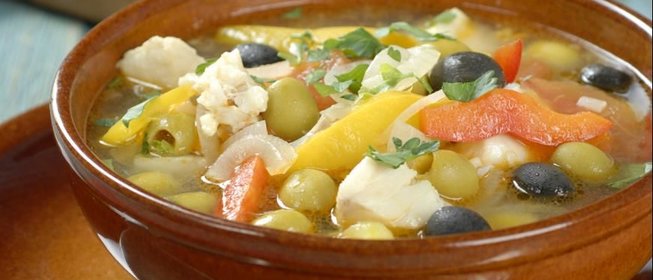 Рыбный суп по-гречески