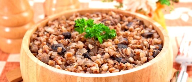 Гречневая каша с грибами