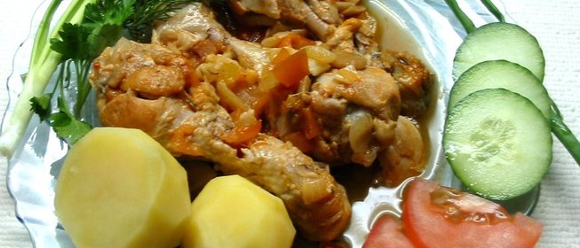 Цыпленок по - охотничьи