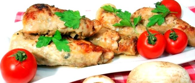 Голень куриная фаршированная