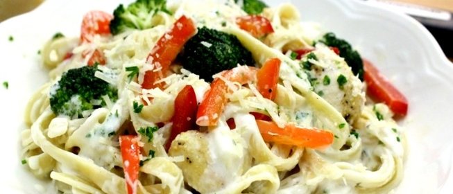 Фетучини Альфредо