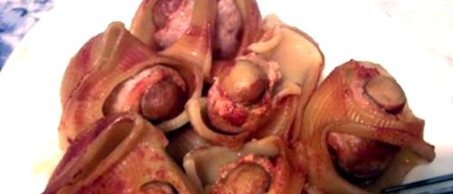 Лумакони с начинкой (румяные ляльки)