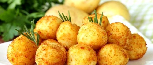 Картофельные крокеты постные