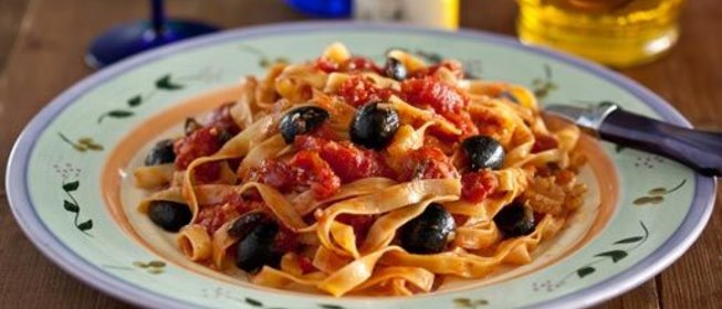 Тальятелле с томатным соусом