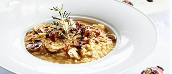 Ризотто с белыми грибами