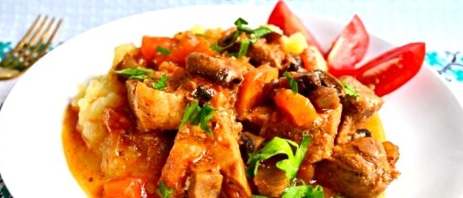 Подлива с мясом