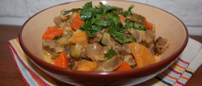 Почки по-русски в сметане