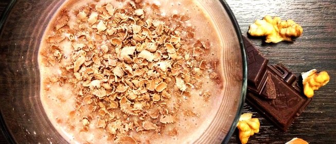 Шоколадно-ореховый смузи