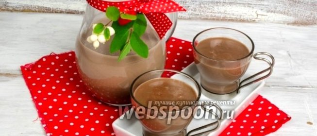 Кисель молочный с какао