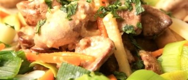 Печень по-итальянски